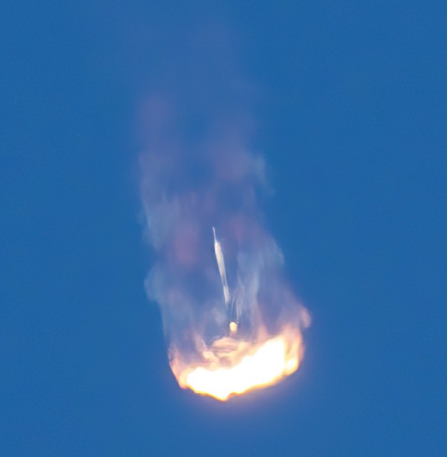 Faclon Reentry Burn